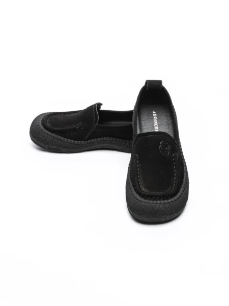 Pantofi Casual Dama din piele naturala 6705 BLACK | ADVANCER