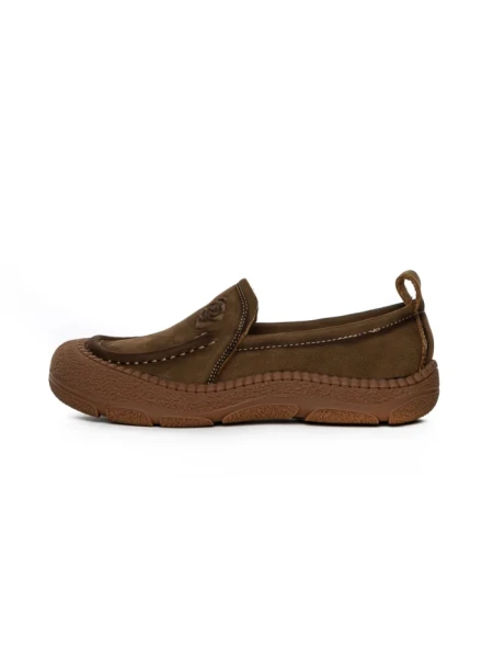 Pantofi Casual Dama din piele naturala 6705 KHAKI | ADVANCER