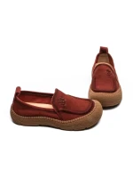 Pantofi Casual Dama din piele naturala 6705 RED | ADVANCER