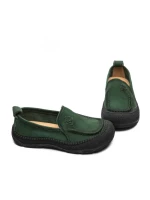 Pantofi Casual Dama din piele naturala 6705 GREEN | ADVANCER