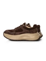Pantofi Sport Dama din piele naturala 572101 COFFEE | ADVANCER