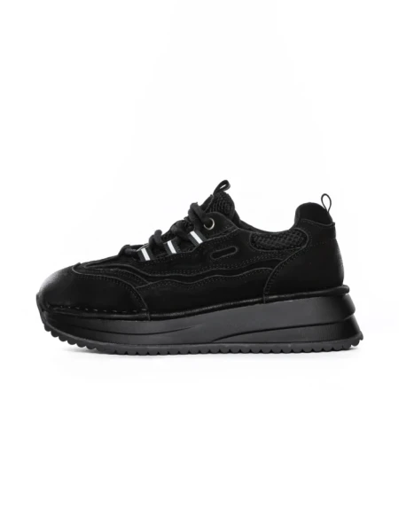 Pantofi Sport Dama din piele naturala A006 BLACK | ADVANCER