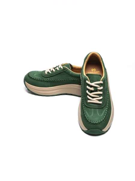Pantofi Sport Dama din piele naturala 8510 GREEN | ADVANCER