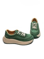 Pantofi Sport Dama din piele naturala 8510 GREEN | ADVANCER
