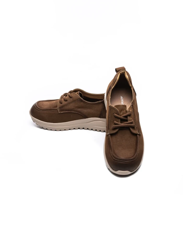 Pantofi Casual Dama din piele naturala 53661 APRICOT | ADVANCER