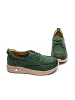 Pantofi Casual Dama din piele naturala 53661 GREEN | ADVANCER