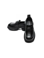 Pantofi Casual Dama din piele naturala 10821 BLACK | ADVANCER