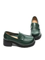 Pantofi Casual Dama din piele naturala 25N88 GREEN | ADVANCER