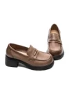 Pantofi Casual Dama din piele naturala 25N88 APRICOT | ADVANCER