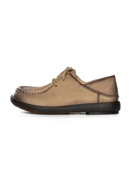 Pantofi Casual Dama din piele naturala 3852 KHAKI | ADVANCER
