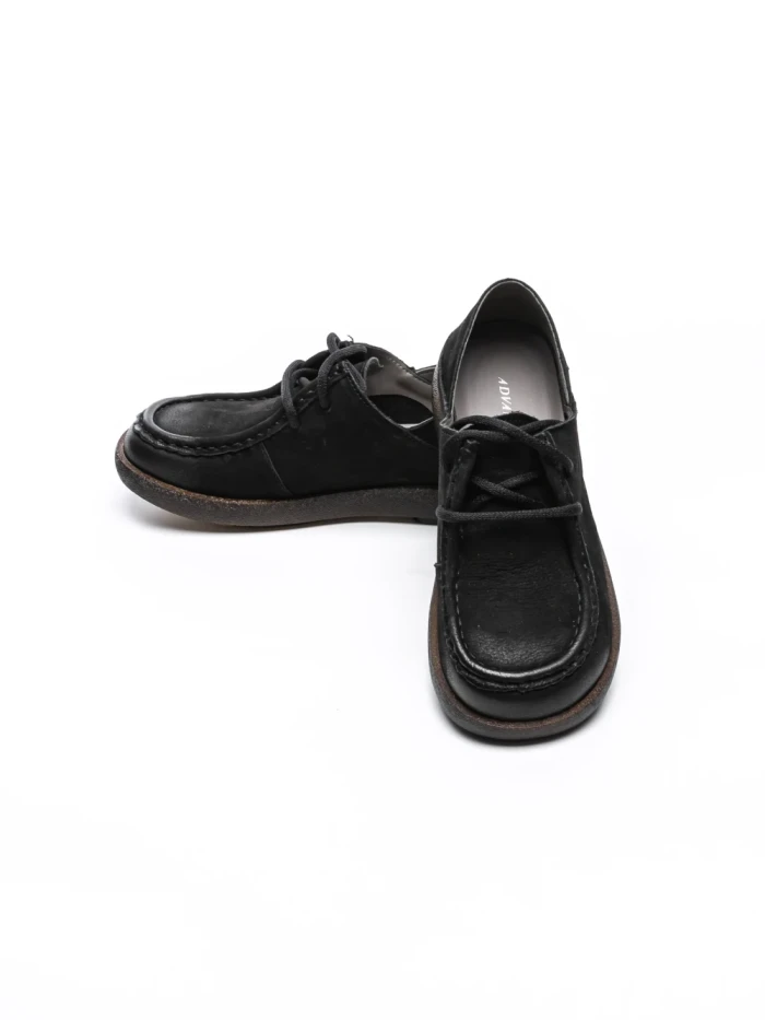 Pantofi Casual Dama din piele naturala 3852 BLACK | ADVANCER