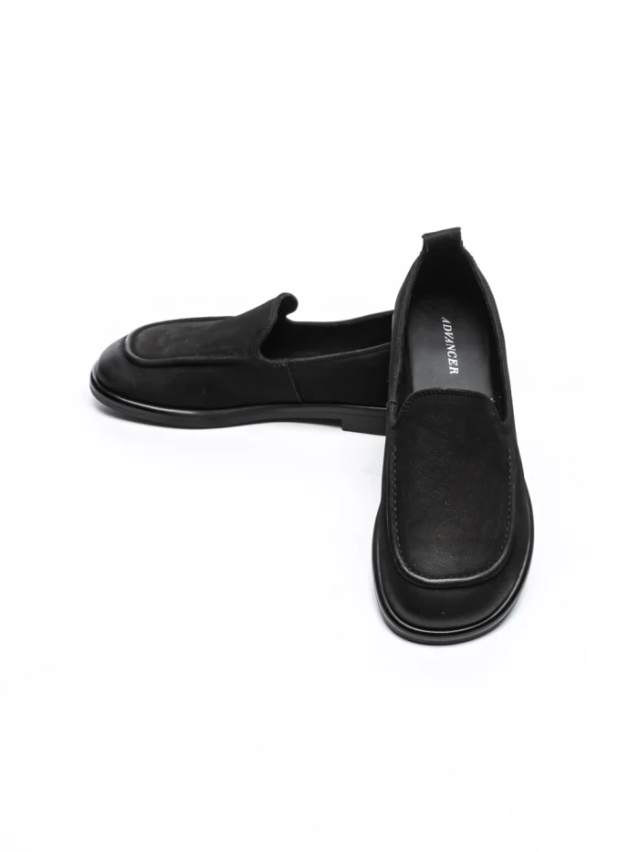 Pantofi Casual Dama din piele naturala 6150 BLACK | ADVANCER