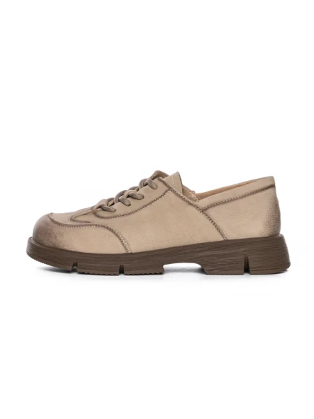 Pantofi Casual Dama din piele naturala 6886 CREAM | ADVANCER