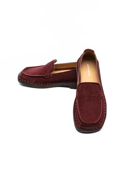 Pantofi Casual Dama din piele naturala 2881X RED | ADVANCER
