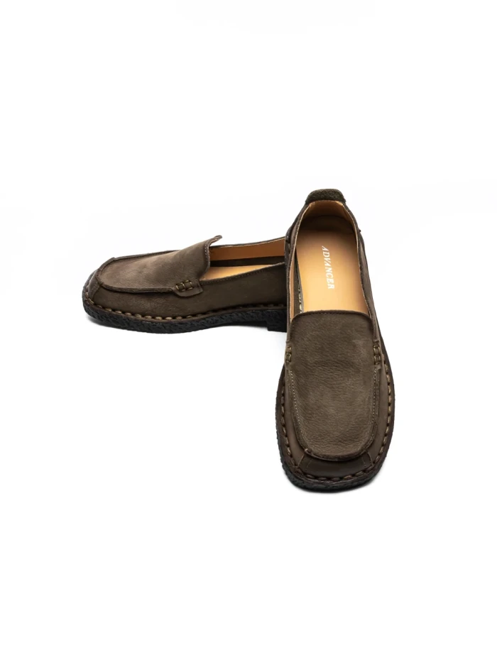 Pantofi Casual Dama din piele naturala 2881X KHAKI | ADVANCER