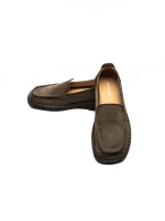 Pantofi Casual Dama din piele naturala 2881X KHAKI | ADVANCER