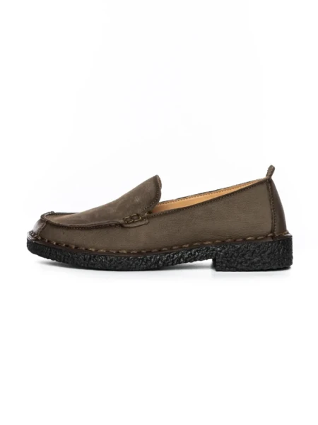 Pantofi Casual Dama din piele naturala 2881X KHAKI | ADVANCER