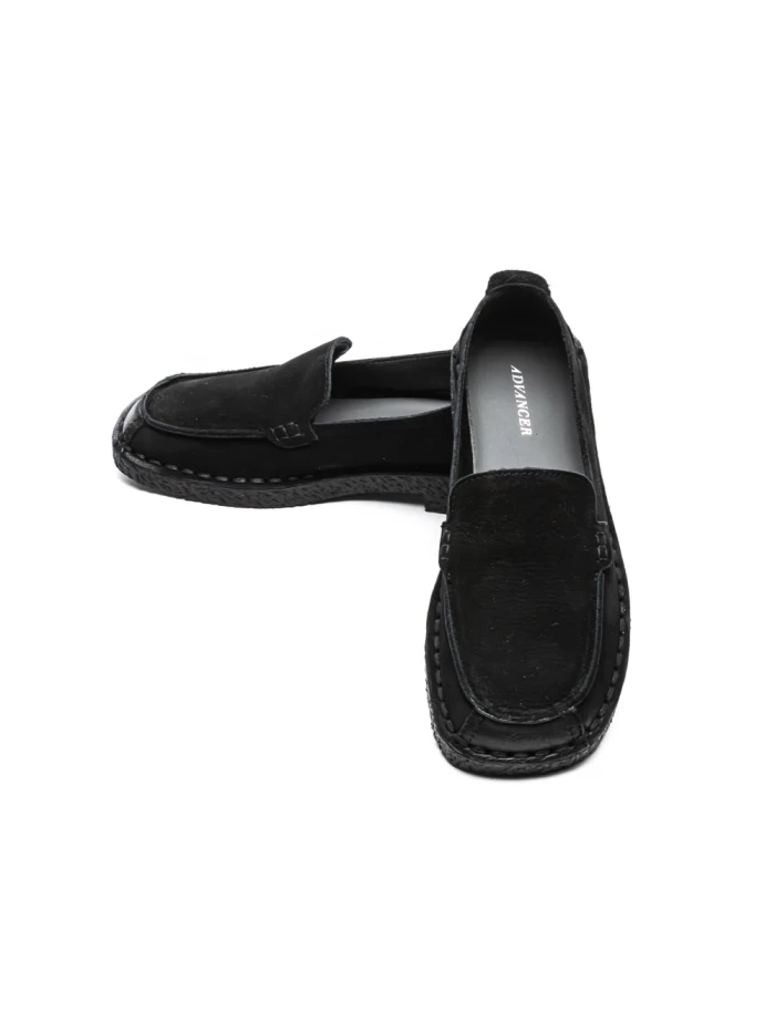 Pantofi Casual Dama din piele naturala 2881X BLACK | ADVANCER