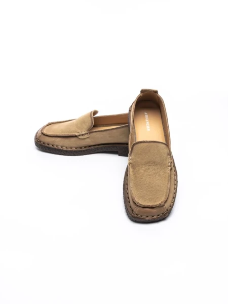 Pantofi Casual Dama din piele naturala 2881X APRICOT | ADVANCER