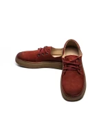 Pantofi Casual Dama din piele naturala 663-1 RED | ADVANCER
