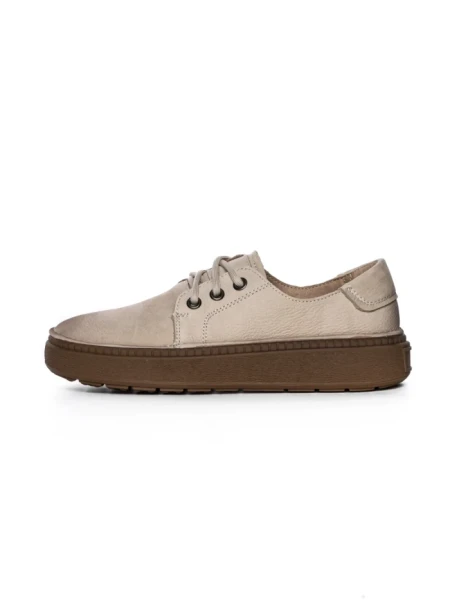 Pantofi Casual Dama din piele naturala 663-1 CREAM | ADVANCER