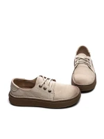 Pantofi Casual Dama din piele naturala 663-1 CREAM | ADVANCER