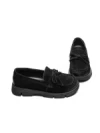 Pantofi Casual Dama din piele naturala 6889 BLACK | ADVANCER