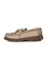 Pantofi Casual Dama din piele naturala 6889 CREAM | ADVANCER