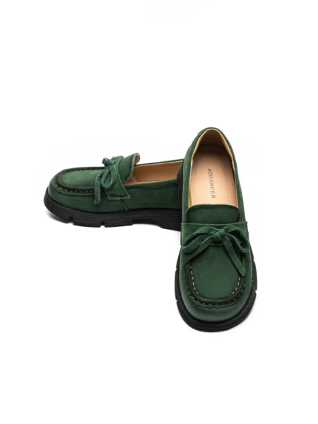 Pantofi Casual Dama din piele naturala 6889 GREEN | ADVANCER