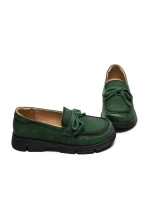 Pantofi Casual Dama din piele naturala 6889 GREEN | ADVANCER