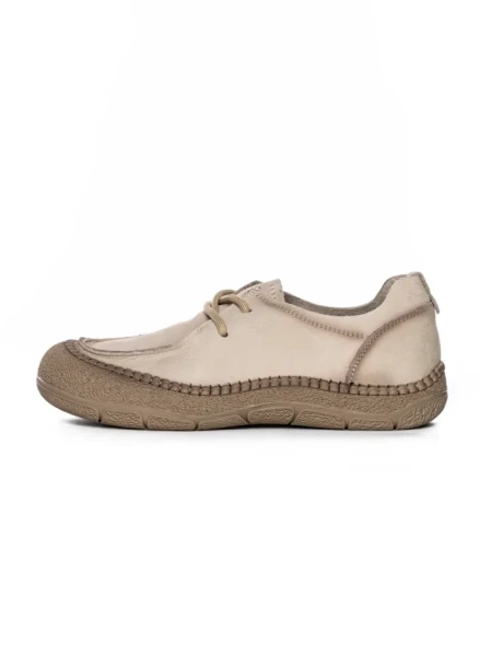 Pantofi Casual Dama din piele naturala KM5169 CREAM | ADVANCER