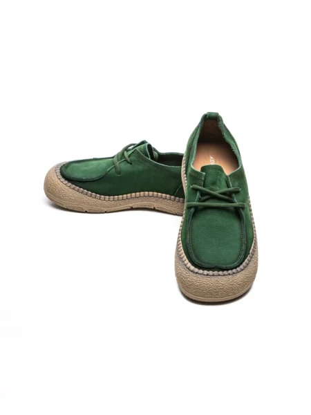Pantofi Casual Dama din piele naturala KM5169 GREEN | ADVANCER