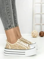 Tenisi Dama 806-4C BEIGE | RED JIN