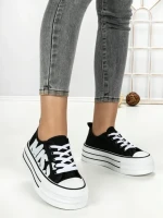 Tenisi Dama 810-4A BLACK-WHITE | RED JIN