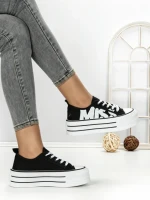 Tenisi Dama 810-4A BLACK-WHITE | RED JIN