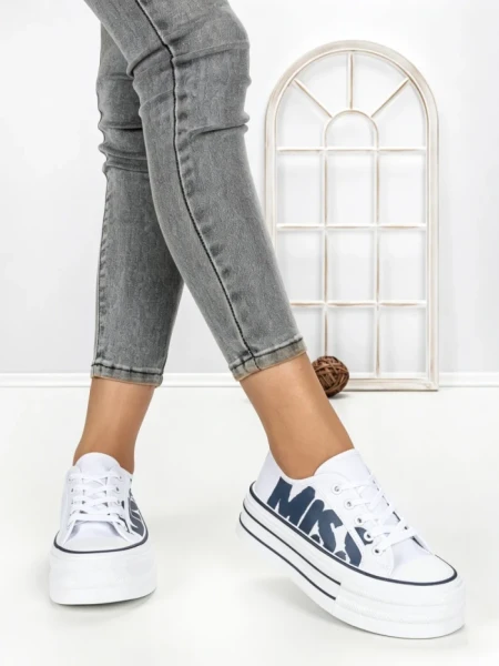 Tenisi Dama 810-4B WHITE-NAVY | RED JIN