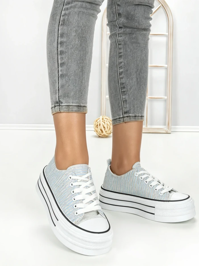 Tenisi Dama 803-4C LIGHT BLUE | RED JIN