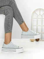 Tenisi Dama 803-4C LIGHT BLUE | RED JIN