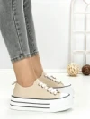 Tenisi Dama 890-4C BEIGE | RED JIN