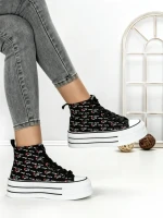 Tenisi Dama 813-4A BLACK | RED JIN