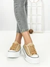 Tenisi Dama 809-4B BEIGE | RED JIN