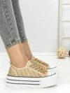 Tenisi Dama 809-4B BEIGE | RED JIN