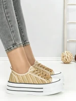 Tenisi Dama 809-4B BEIGE | RED JIN