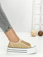 Tenisi Dama 809-4B BEIGE | RED JIN
