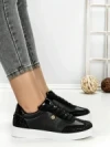 Sneakers Dama 817-4A BLACK | RED JIN