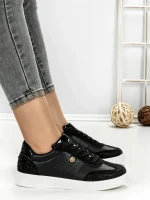 Sneakers Dama 817-4A BLACK | RED JIN