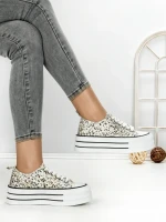 Tenisi Dama 888-4A LEOPARD-BLACK | RED JIN