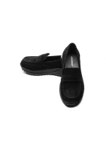 Pantofi Casual Dama din piele naturala 53671 BLACK | ADVANCER