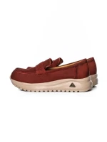 Pantofi Casual Dama din piele naturala 53671 RED | ADVANCER