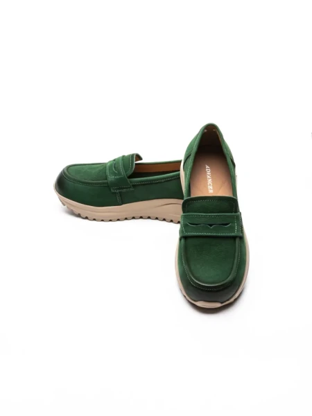 Pantofi Casual Dama din piele naturala 53671 GREEN | ADVANCER